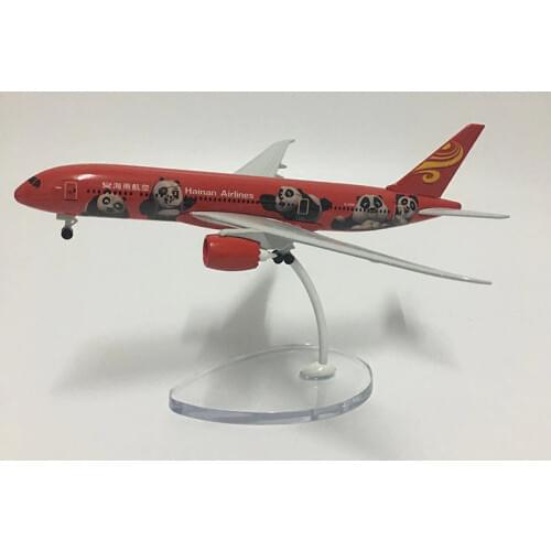 JASON TUTU 16cm Aircraft Model 1:400 Diecast Metal planes China Hainan Airlines Boeing B787 Plane Model Airplane Model toy