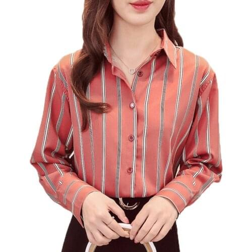 MOXFCIZO Women's Striped Shirts