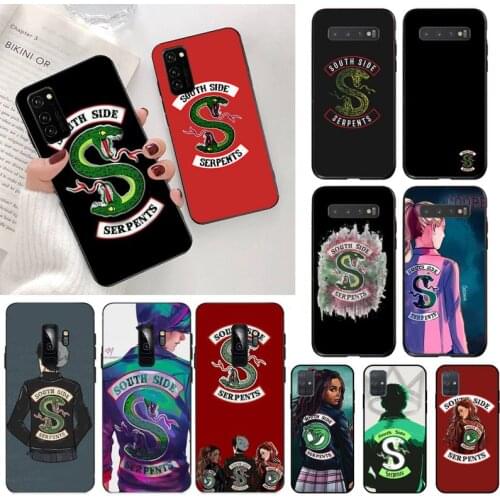 Riverdale Southside Serpents logo Custom Photo Soft Phone Case for Samsung S20 plus Ultra S6 S7 edge S8 S9 plus S10 5G lite 2020