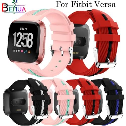 Soft silicone strap for Fitbit Versa smart watch replacement High quality sport wrist strap bracelet strap for Fitbit Versa band