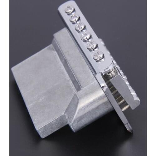 Professional Black Silver Color New Replacement Tremolo Bridge Set for Strat Electric Guitar Standard Replacement Parts