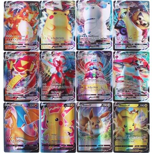 New GX EX Game Collection Paper trading Pokemones Cards For Funs Gift Children English Language Toy