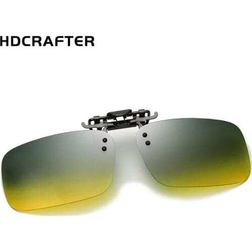 Myopia Polarized Clip on Sunglasses Driving Sun Glasses for Women/Men Day & Night Vision Eyeglasses Accessories Clip on
