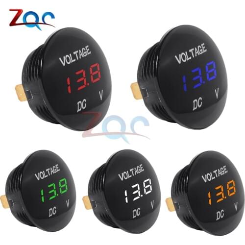 DC 5V-48V LED Digital Voltmeter Ammeter Car Motocycle Voltage Current Meter Volt Detector Tester Monitor Panel
