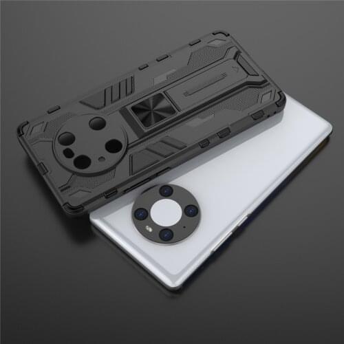 Magnetic Kickstand TPU Bumper Armor Shockproof Case For Huawei Mate 40 Pro Lens Protection Hard PC Stand Back Cover Coque Fundas