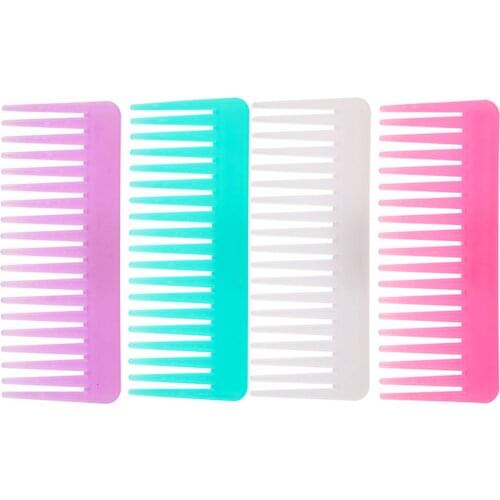 1pcs Wide Tooth Comb Hair Detangling Come for Curly Hair Hair Styling Hairbrush Anti-static Scalp Massage Hairdressing Comb
