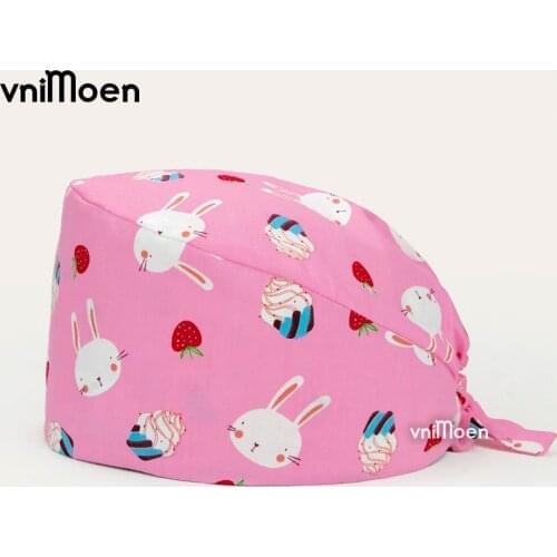 Scrubs women Pet shop Scrubs Cap Adjustable Nursing Hats gorro enfermera Beauty Salon dust cap gorros quirurgico lab hat