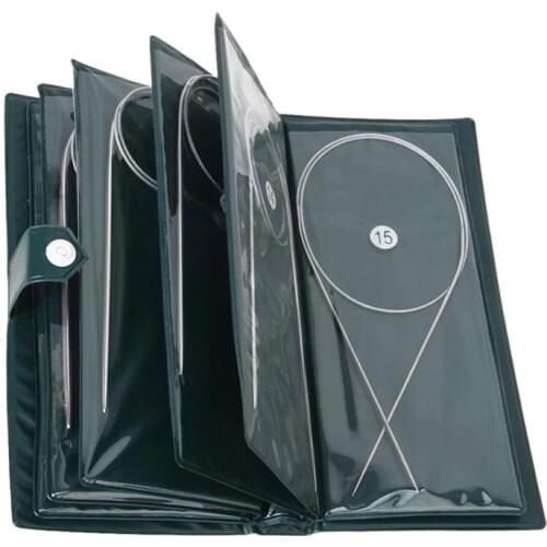 WINOMO 11pcs/Set Professional Crochet Needles 80cm Stainless Steel Circular Crochet Knitting Needles 1.5mm To 5.0mm