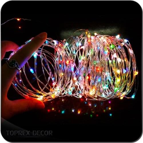 Battery operated led string christmas lights xmas garland fairy lights holiday decoration bottle lights wedding decoration