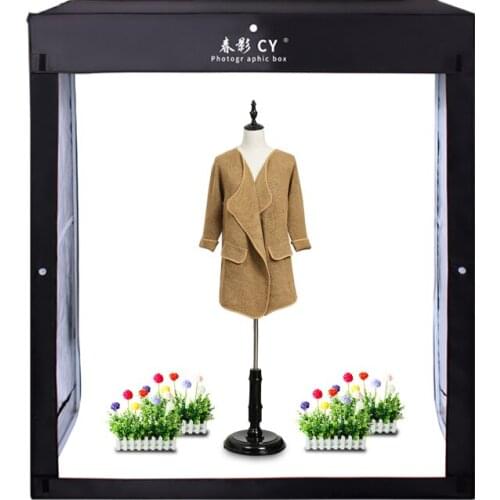 LED Professional Portable Softbox Box 140x120x50cm LED Photo Studio Video Lighting Tent for Trolley case childrens clothes