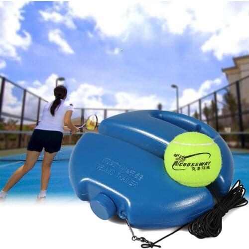 1 Set Tennis Training Device With Ball Single Training Self-Duty Rebound Tennis Trainer Partner Sparring Device Aid Tool