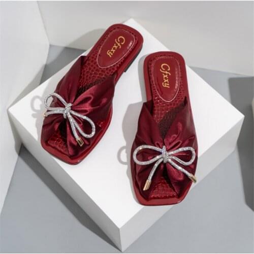 2021 summer new womens shoes outdoor flat floor ladies' slippers Roman style PU large size 41-42 sandals stylish rubber shoes
