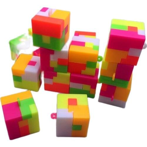 20pcs/Lot hot sales Assemble Plastic square toys game Intellectual Ball Learning Education Toys for kids