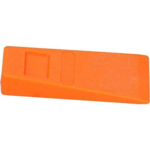 5in Plastic Felling Wedges Professional Orange Logging Tree Cutting Wedge Felling Wedge Woodworking Accessories