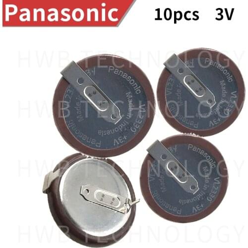 10pcs 100% Original New For PANASONIC VL2330/HFN 3V Battery good quality free shipping fee