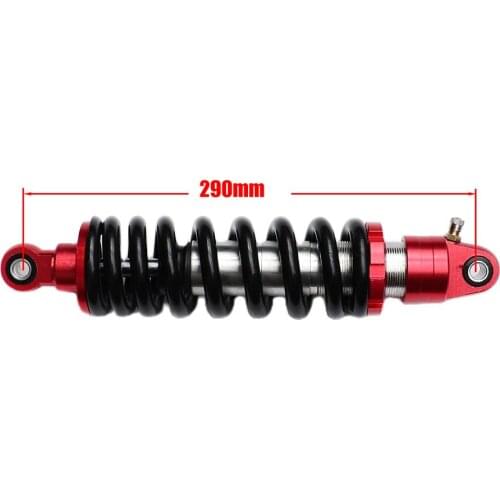 Shock Absorber Struts Aluminium Alloy Shock Absorber Motorcycle Rear Back Suspension Struts for Off-Road Motor ATV 290mm