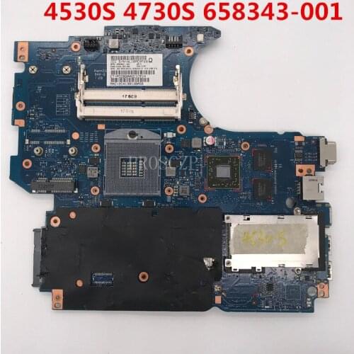 Free shipping For Probook 4530s 4730s Laptop motherboard 658343-001 658343-501 658343-601 HM65 HD5470 1GB DDR3 working well