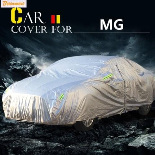 Buildreamen2 Auto Car Cover Outdoor & Indoor Sun Shade Anti UV Snow Rain Scratch Resistant Cover Waterproof For MG 3 6 XPowe ZS