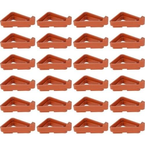 Flower/Plant Pot Feet, 24PCS Invisible Flower Pot Risers Feet Lifters Toes Lifters Supports Suitable Sector