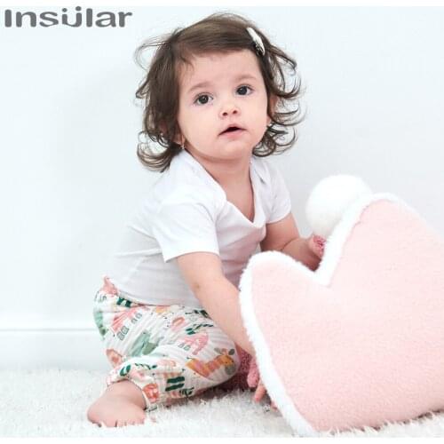 Insular Childrens Cotton Pants Baby Modal Female Baby Mosquito Proof Pants Summer Thin Ice Silk Boys Childrens Lantern Pants