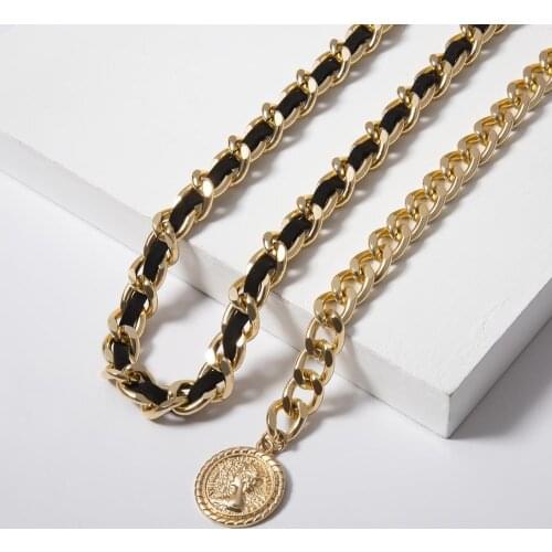 DoreenBeads Fashion Summer Beach Body Belly Chain For Women Girl Accessories Gold Color Round Personal Gift 76.5cm Long,1 PC