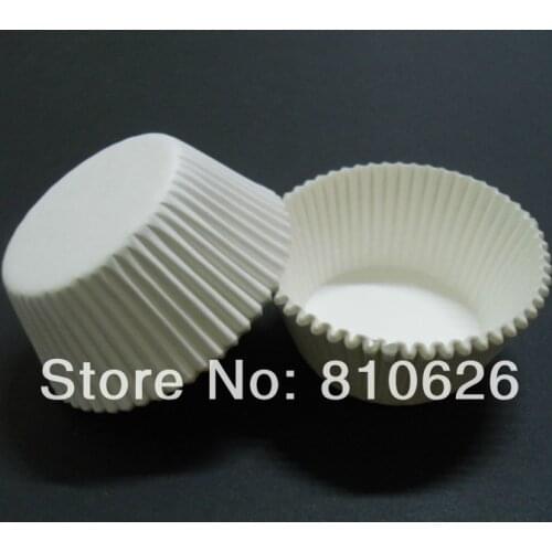 100x Navy Blue Pink White Plain Solid Cupcake Liners Paper Baking Cup Muffin Tray Wrapper Mold 4 Wedding Cake Cases Party Supply