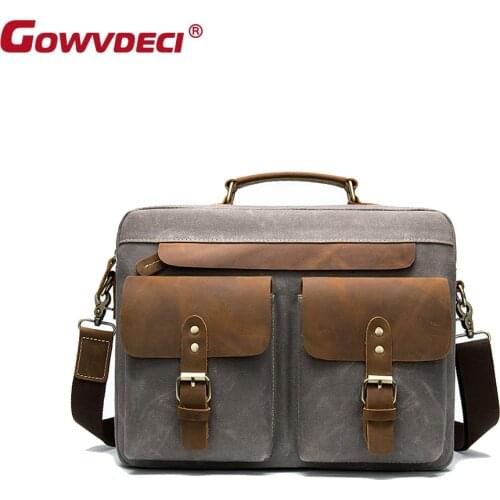 GOWVDECI Men's Briefcases