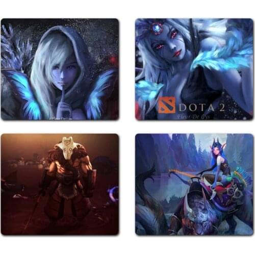 Dota 2 Keyboards Mat Rubber Gaming mousepad Desk Mat Non slip Cushion Square Thickness 2mm