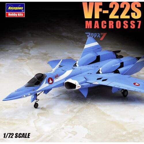 Hasegawa 65765 VF-22S Macross7 1/72 SCALE fighter Assemble Model