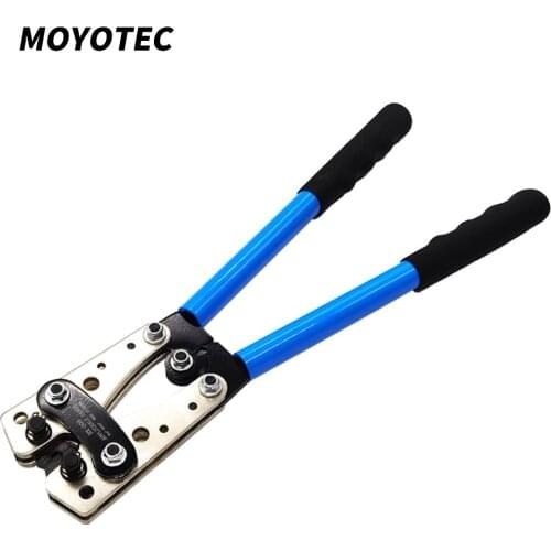MOYOTEC Crimping Plier 6-50mm 22-10 Tube Terminal Crimper Multitool Cable Lug Hex Crimp Tool Cable Terminal Plier Hand Tools