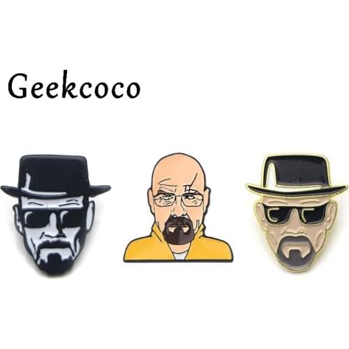 J1281 Cartoon pins Creative Brooches women Hat Pin Mens Jackets Backpack Badge enamel Metal Brooch Jewelry