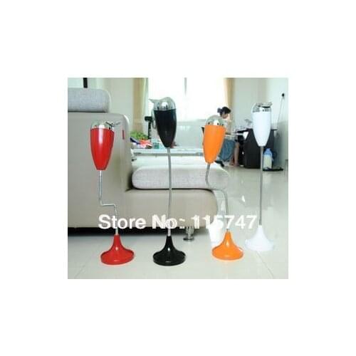 Ultralarge floor ashtray, wine glass shaped, metal ashtray fashion stainless steel French ashtray novelty, free shipping