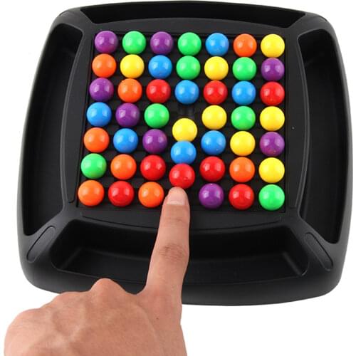 Rainbow Ball Elimination Game Chess Parent-child Interactive Educational Toy