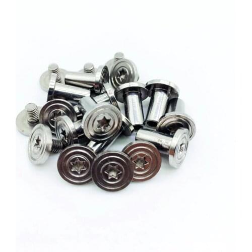 Knife inner Pentagram Within six angles Rivet Tactical Knife handle Rivet 10 piece set