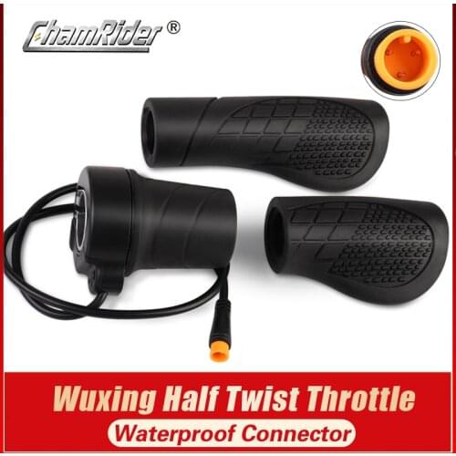 High quality Half Twist Throttle for 24V / 36V 48V / 60V / 72V E-bike Wuxing Brand 192X with Waterproof connecotr