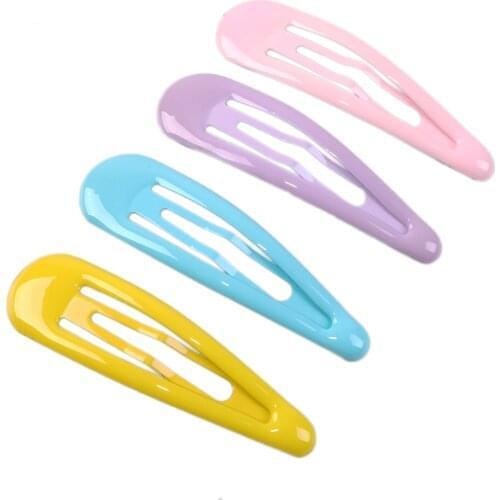 10pcs/lot Hair Clip Candy Color Hair Pin Princess Barrette Fashion Solid Decration Jewelry Accessories For Girl,10Yc18723