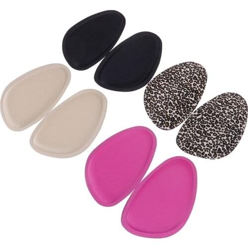 1Pair 4D Sponge Forefoot Pads Sandals High Heels Shoes Anti-slip Cushion Half Yard Insert Pad for Women Foot Care Front Insoles