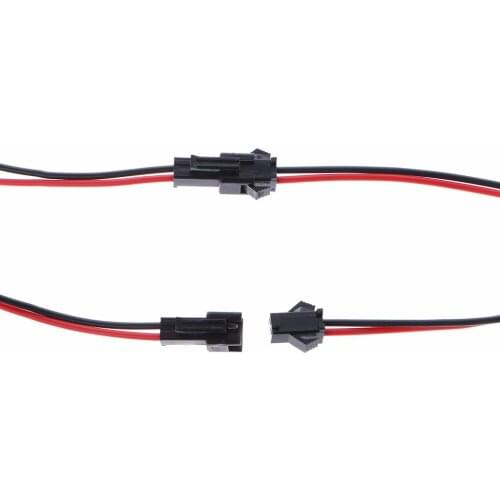10 Pairs JST SM 2Pins Jack Male to Female Wire Connector For LED Strip Light Wire Quick Connectors