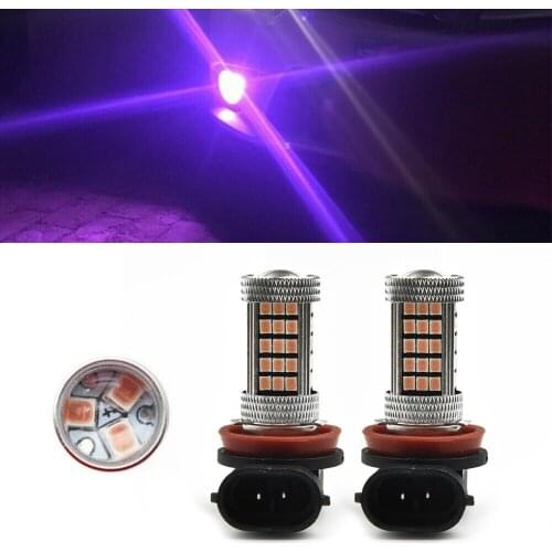 12V DC LED 2 X Bulbs Accessories Car Fog Driving Lights Parts Universal