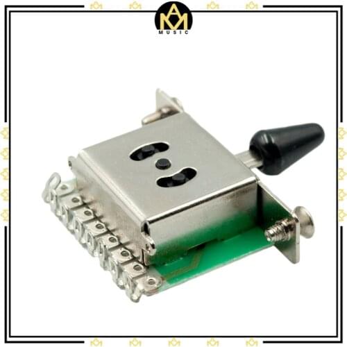 5 Way Selector Electric Guitar Pickup Switches Toggle Lever Switch Black Musical Stringed Instruments