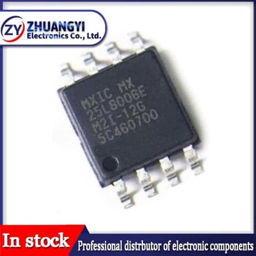 10pcs MX25L8006EM2I-12G SOP8 25L8006EM2I-12G SOP MX25L8006E MX25L8006 25L8006E SOP-8 MX25L8006EM2I-12 25L8006EM2I-12