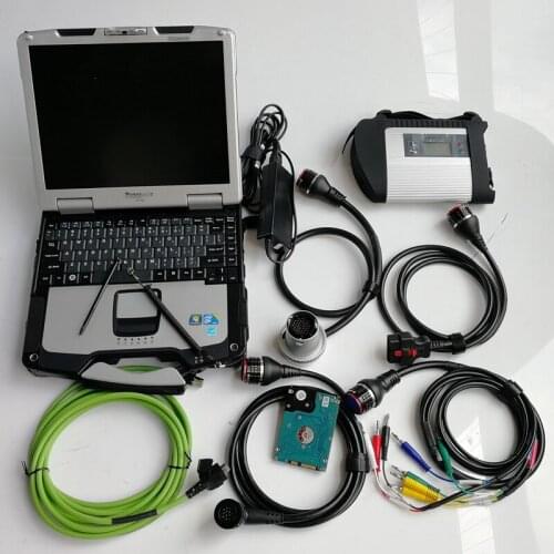 Cf-30 laptop 4G installed HDD 2021-06v Software mb star c4 sd connect c4 compact full set for m-bz car truck diagnostic tool