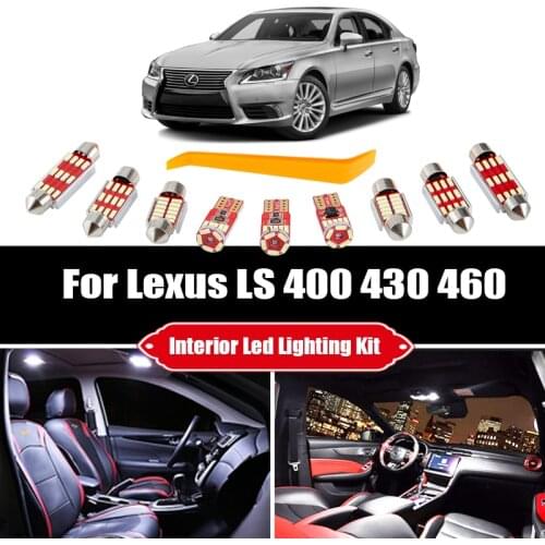 For 1990-2016 2017 Lexus LS 400 430 460 460L 600h LS400 LS430 LS460 LS460L LS600h Auto LED interior Light Canbus Car Lighting