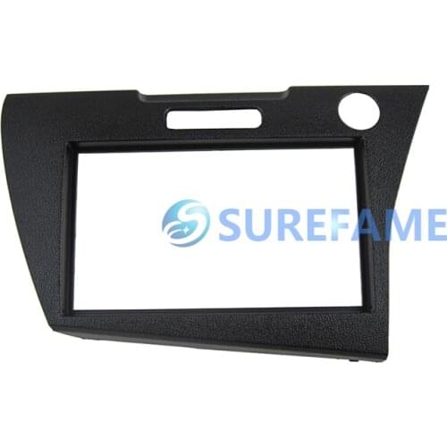 Double Din Auto Fascia Panel for Honda CRZ CR-Z (Right Wheel) Dash Kit Audio Frame Radio Stereo Mounting Trim Plate Bezel