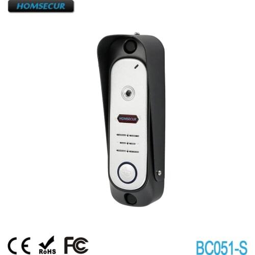 HOMSECUR Wide Angle Silver Camera For Video Door Entry Phone Call System BC051-S