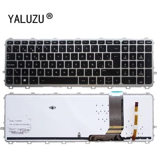 YALUZU Spanish laptop keyboard for HP envy 15-J 17-J 15T-J 15Z-J 15-J000 15t-j000 15z-j000 15-j151sr SP with backlit
