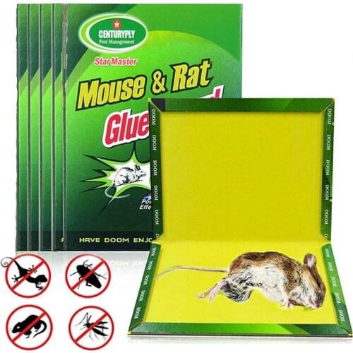 1 PCS Mouse Glue Trap Mice Board Sticky High Effective Rodent Rat Snake Bugs Catcher Pest Control Reject Non-toxic Eco-Friendly