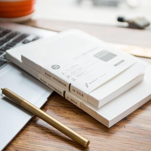 2021 New Refillable Note Book Trip Diary A5 A6 Korean Stationery Paper Sheets Inner Page For Travelers Notebook