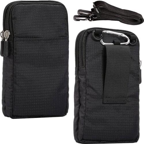 Outdoor Mobile Phone Bag 5.2-6.9 Inch Sports Phone Pouch Holder Camping Hook&Loop Belt Waist Pack EDC Travel Holster Bag