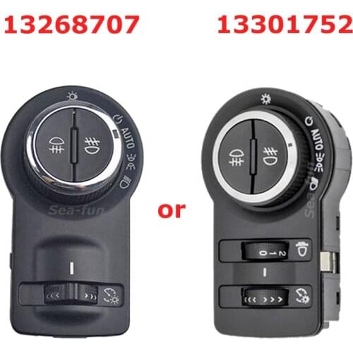 Headlight Fog Lamp Control Switch for Chevrolet Cruze Malibu Trax Opel mokka Astra 13301752 13268707 GM13301749